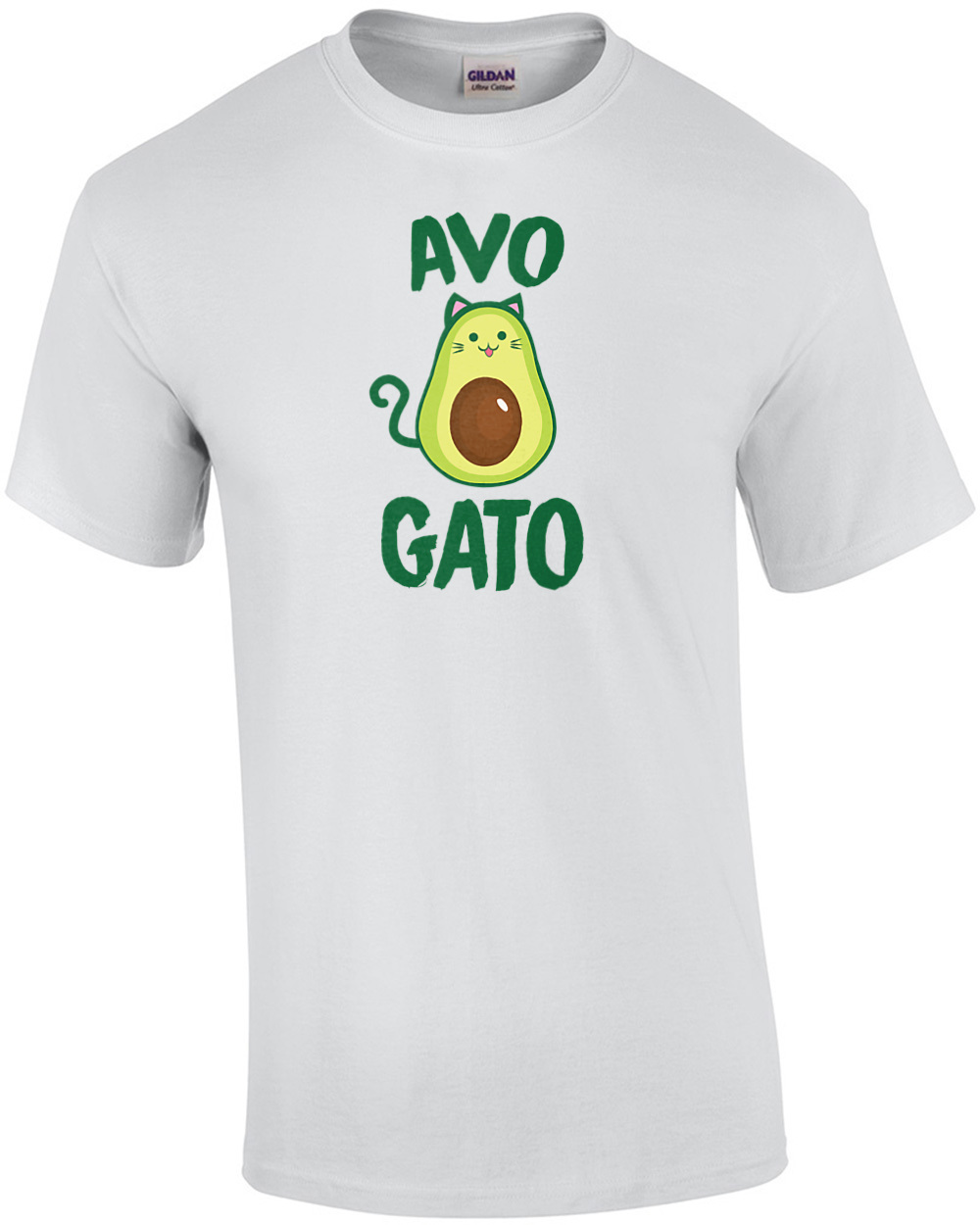 Avogato - funny cat avocado t-shirt