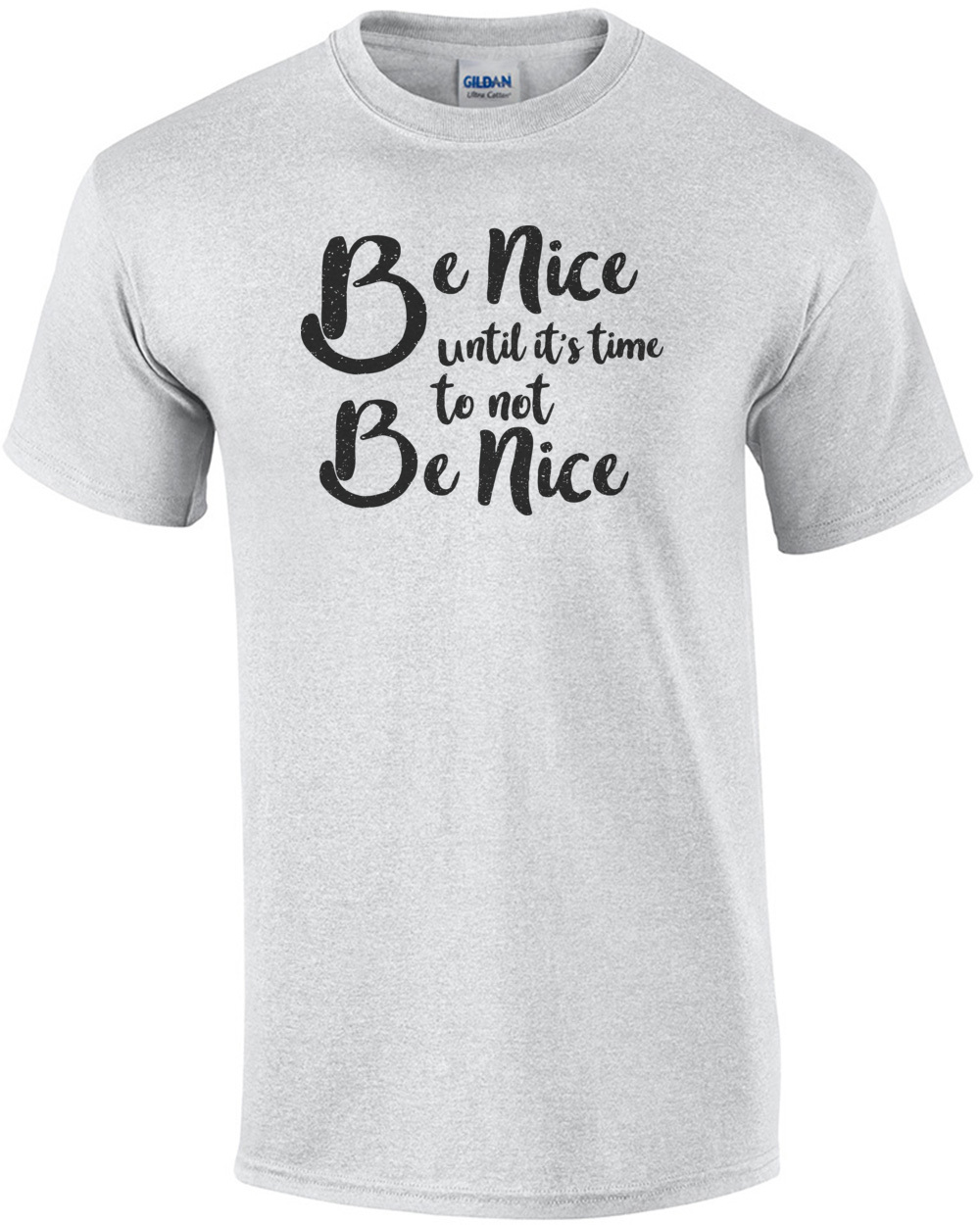 Be Nice Until Its Time to Not Be Nice T Shirt Vintage Movie Shirts Roadhouse Shirt 80s Shirts Funny Graphic Tees Movie Slogans Quotes Shirts