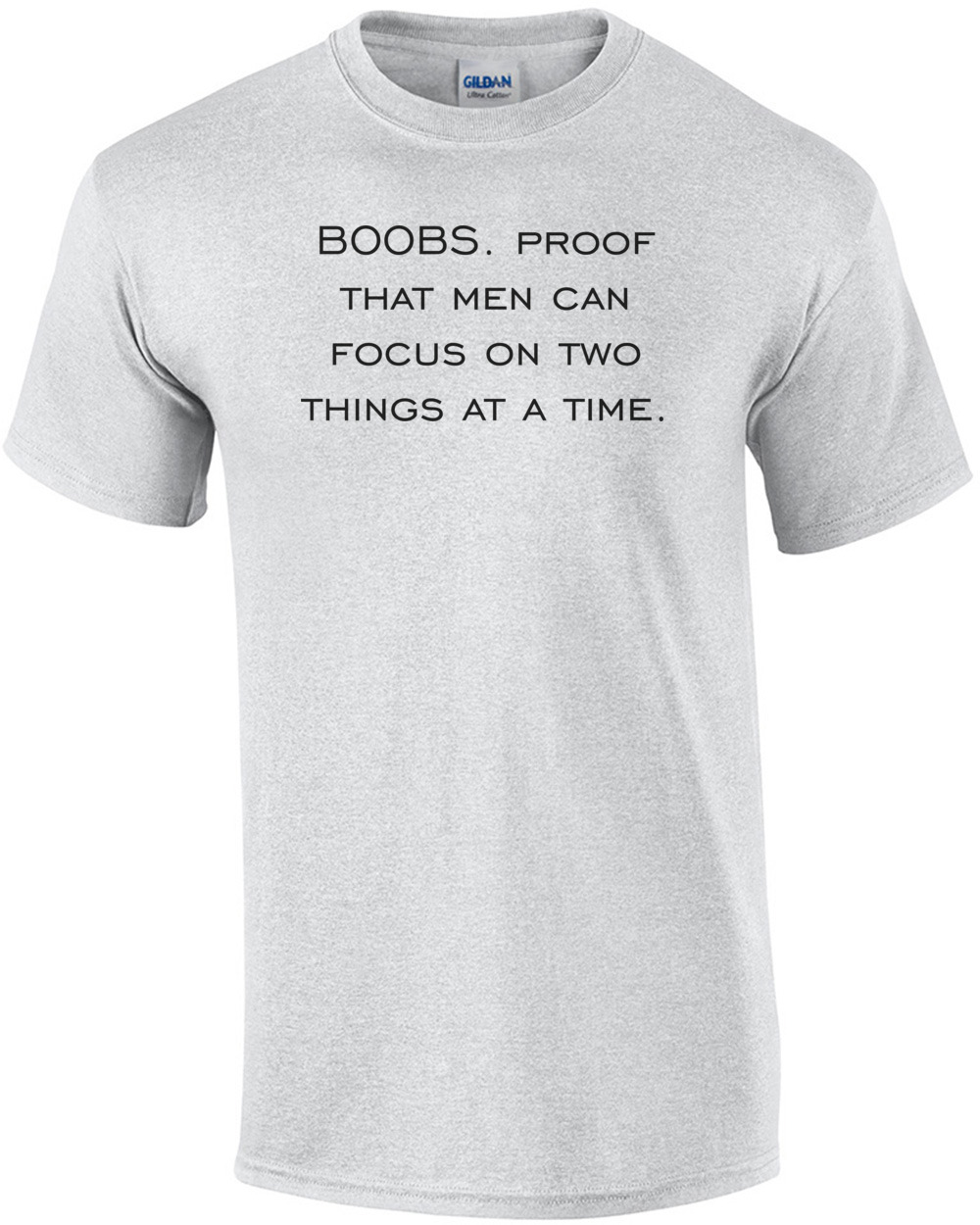 Boobs Proof That Men Can Focus On Two Things At A Time Shirt Ebay