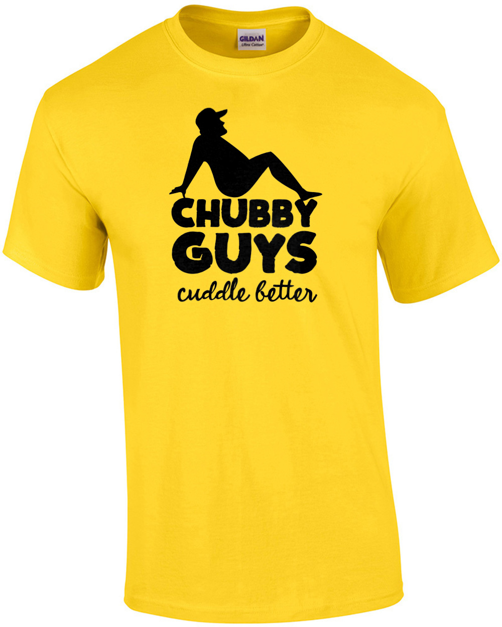 Chubby Guys Cuddle Better - Fat Guy T-Shirt | eBay