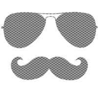 Cool Mustache Sunglasses. Funny Cool T-Shirt