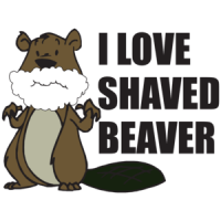 I Love Shaved Beaver T-shirt