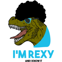 I'm rexy and I know it - T-Rex T-Shirt