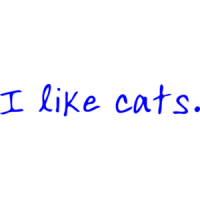 I like cats. Funny T-Shirt Shirt