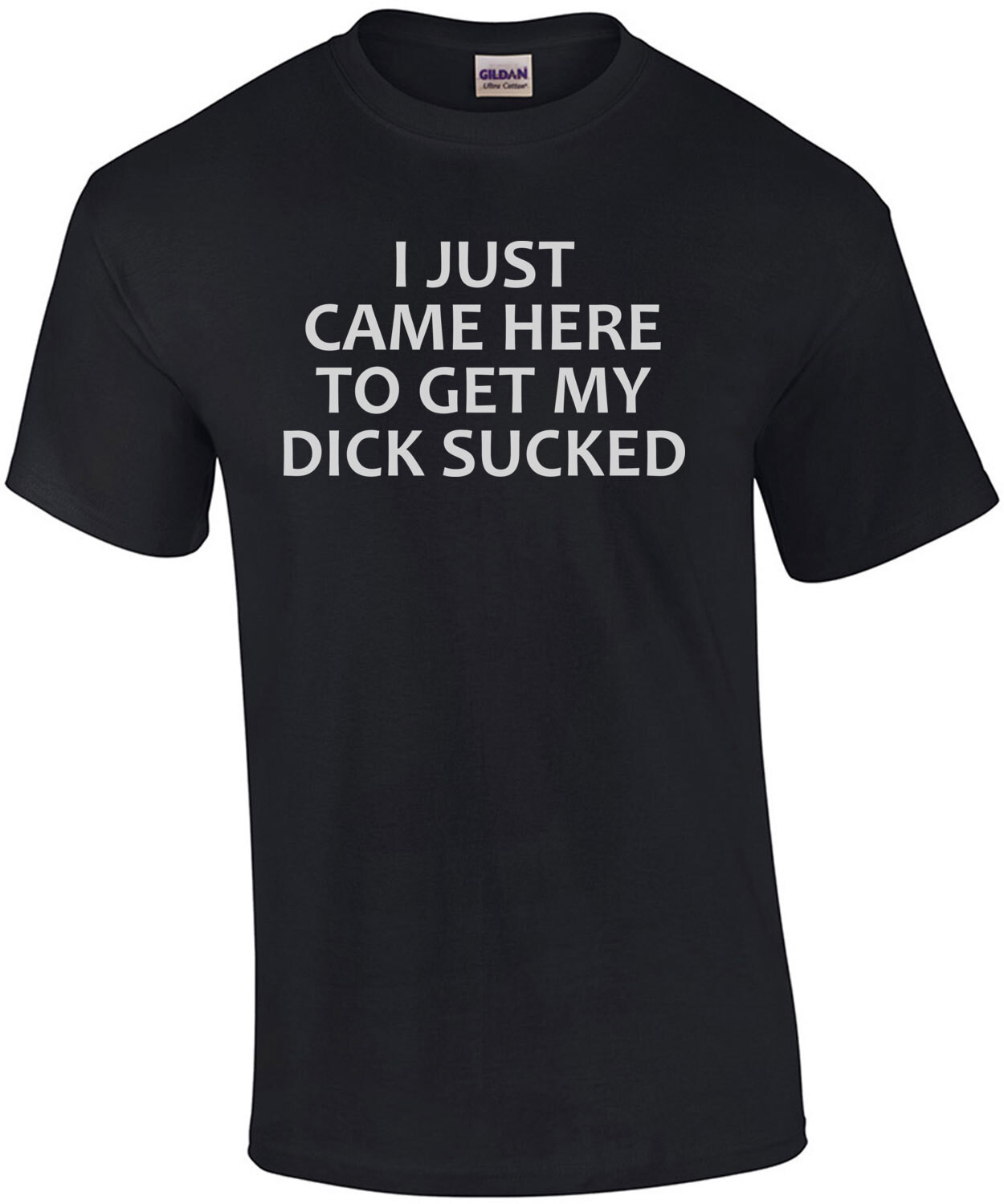 I Just Came Here To Get My Dick Sucked Funny Offensive Sexual T Shirt