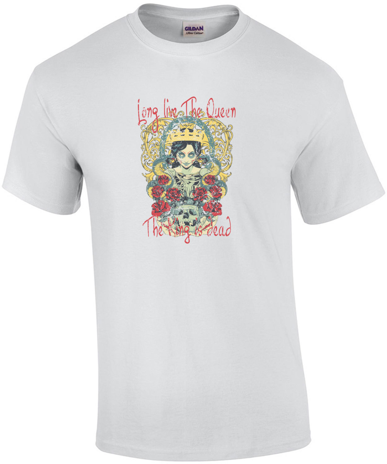 Long Live The Queen The King Is Dead Gothic T-Shirt