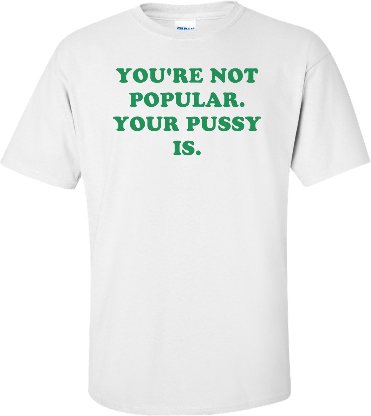 YOU'RE NOT POPULAR. YOUR PUSSY IS. Shirt