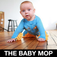 BABY MOP - The onesie that cleans your floors.