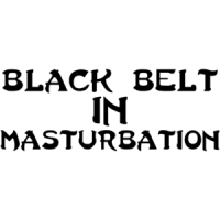 Black Belt In Masturbation T-shirt