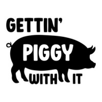 Gettin'd piggy with it - funny bacon t-shirt