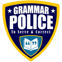 Grammar Police - to serve and correct - funny grammar t-shirt