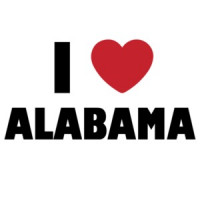 I love alabama - alabama t-shirt