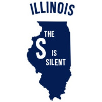 Illinois - the S is Silent - Illinois T-Shirt