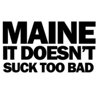 Maine it doesn't suck too bad - Maine T-Shirt