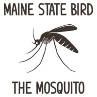 Maine State Bird The Mosquito - Funny Maine T-Shirt