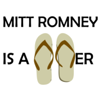 Mitt Romney Is A Flip Flopper - Anti Mitt Romney Shirt