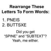 Rearrange These Letters To Make Words Funny Dirty Shirt