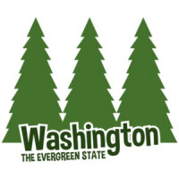 Washington - The evergreen state - washing t-shirt