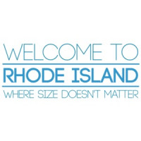 Welcome to Rhode Island - Where size doesn't matter. Rhode Island T-Shirt