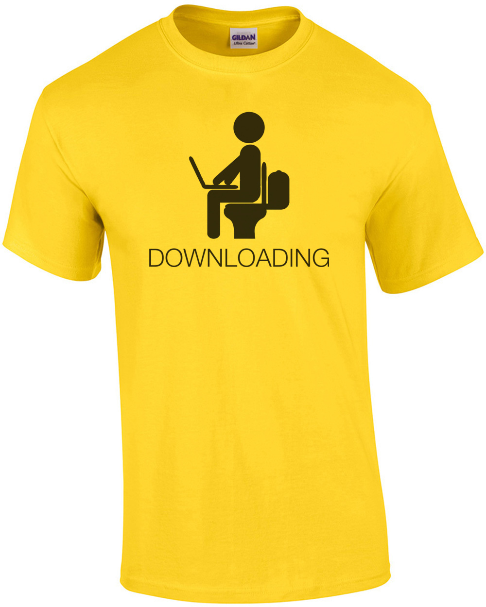 Downloading - Toilet Humor T-Shirt