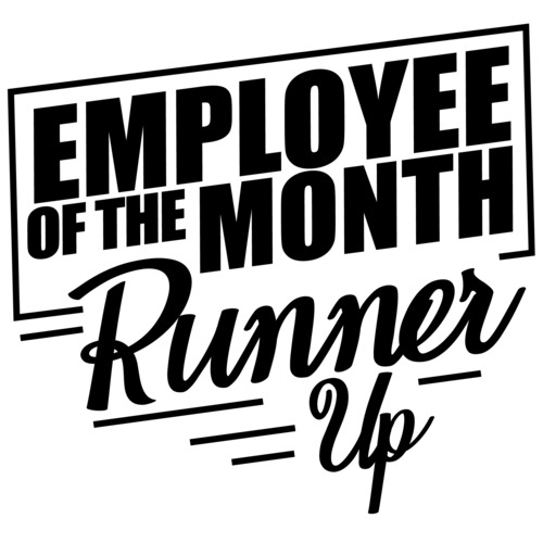 employee of the month runner up shirt