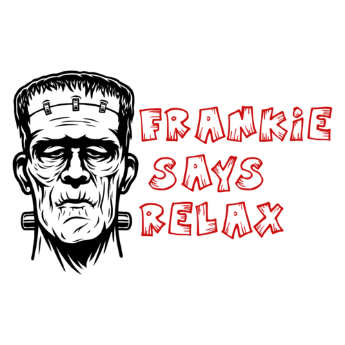 frankie says relax dog shirt