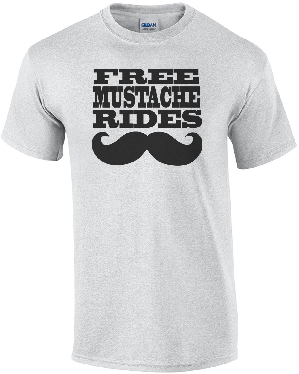 moustache rides t shirt