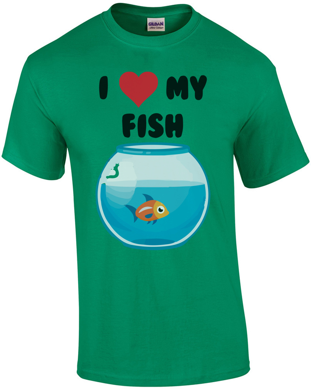 I love my fish - fish t-shirt