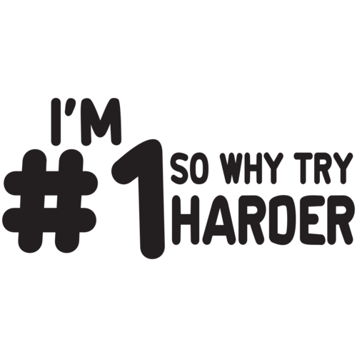 try harder t shirt