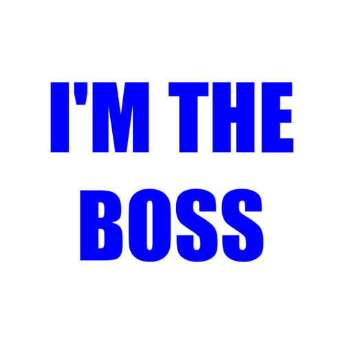 i am the boss shirt