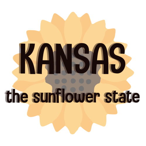 Kansas - the sunflower state - Kansas T-Shirt