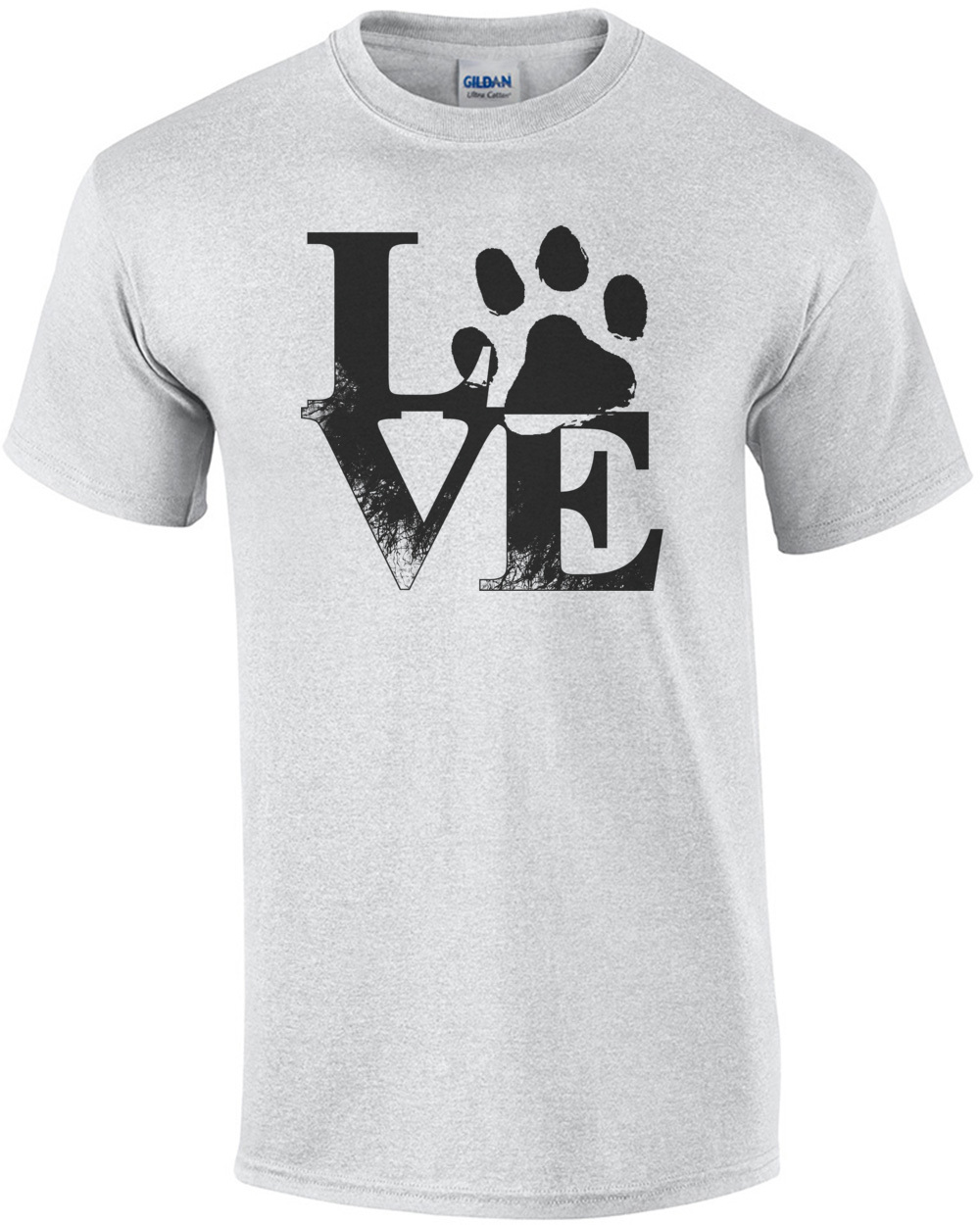 dog paw t shirt