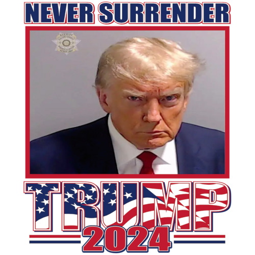 Never Surrender Trump 2024 - Donald Trump 2024 Election T-shirt