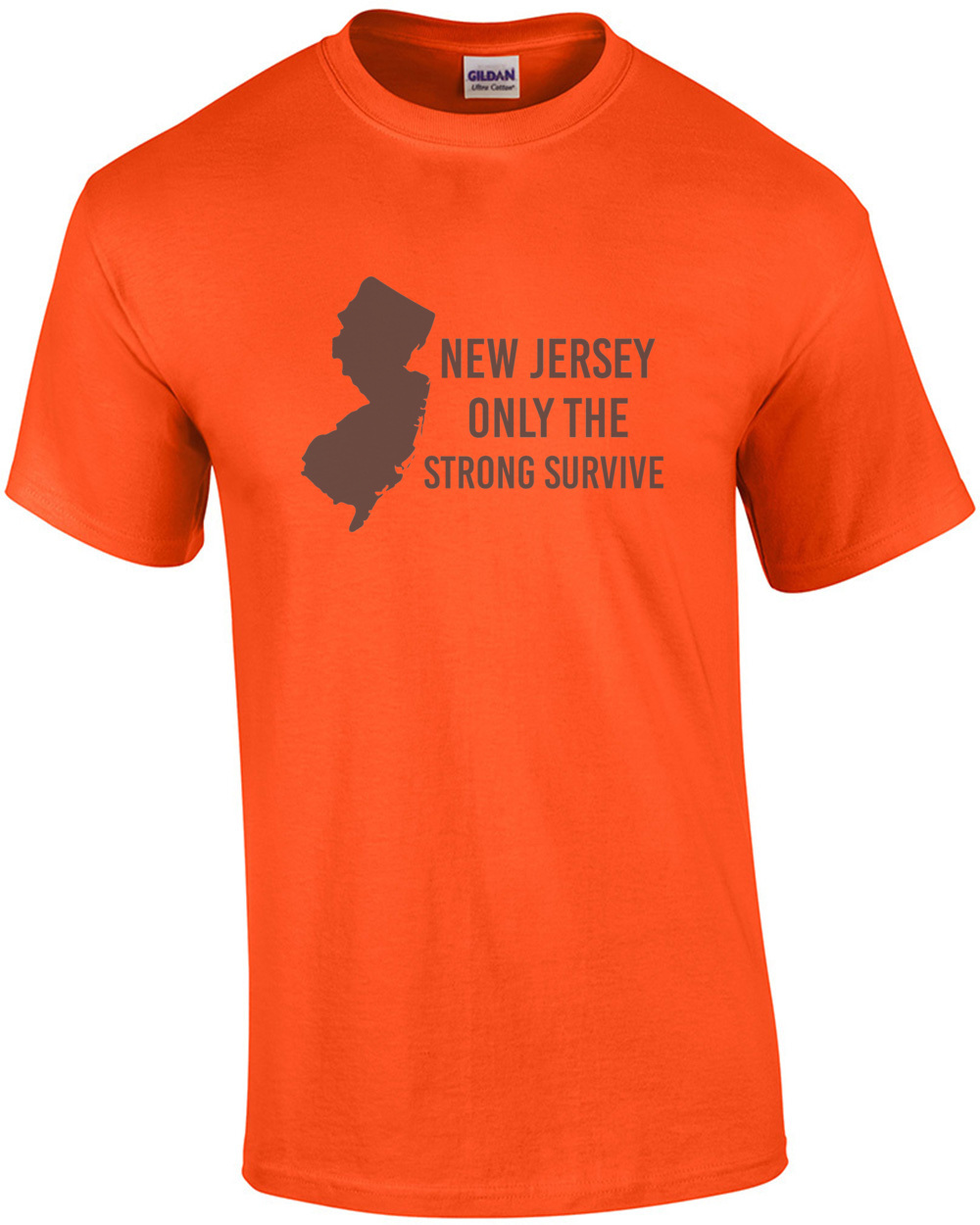  New Jersey Only The Strong Survive T-Shirt Funny New Jersey T- Shirt : Clothing, Shoes & Jewelry