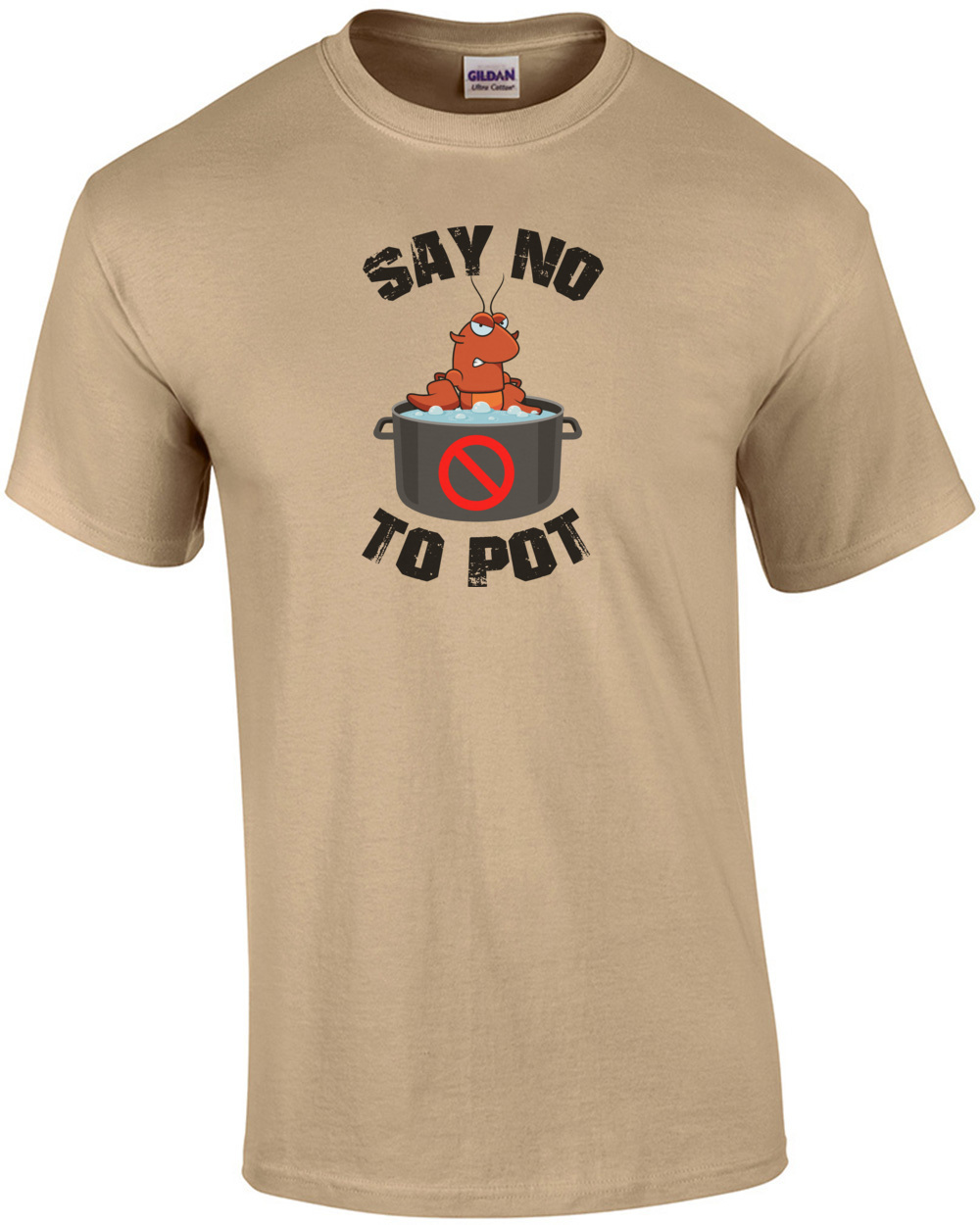 Say no to pot - lobster in pot. Funny lobster t-shirt. Maine t-shirt | eBay