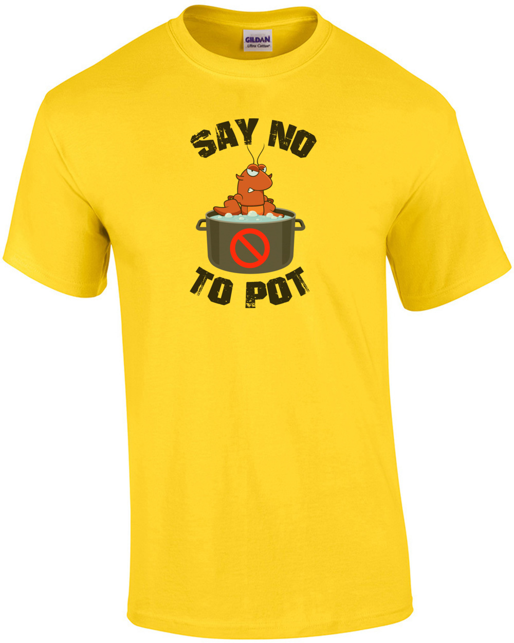 Say No To Pot Lobster In Pot Funny Lobster T Shirt Maine T Shirt Ebay 7197