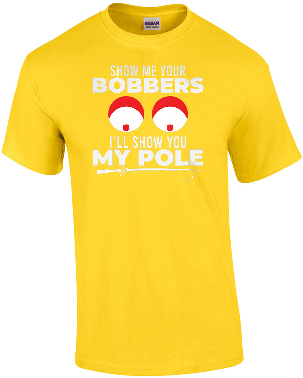  Show Me Your Bobbers T-Shirt : Clothing, Shoes & Jewelry