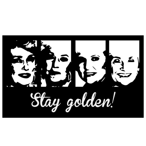 Stay Golden! - The Golden Girls - 80's T-Shirt