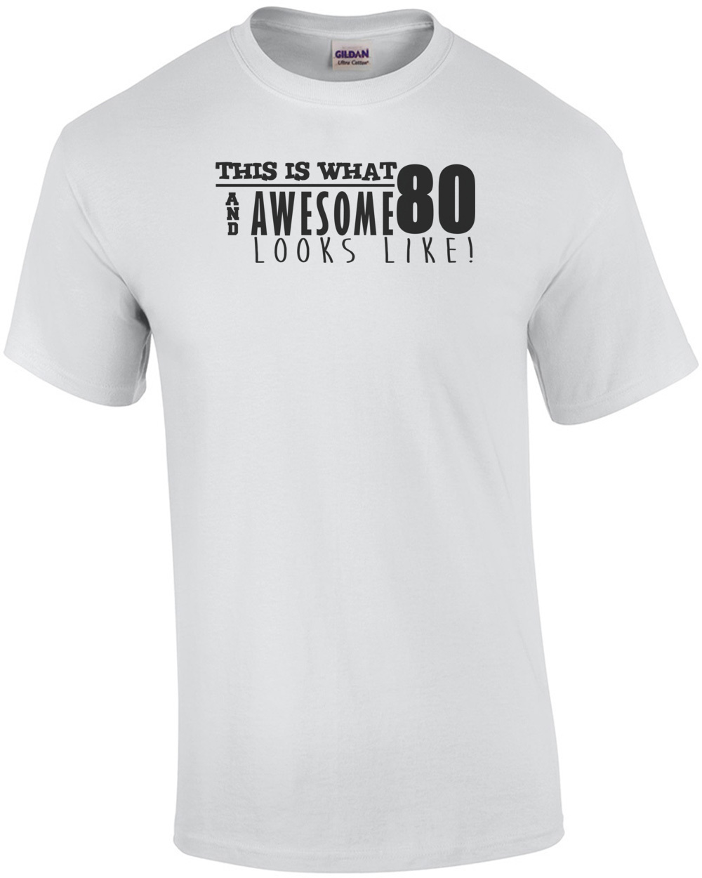 happy 80th birthday t shirts